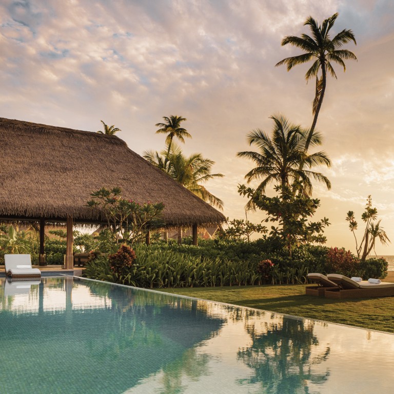 A bedroom beach villa on the Ithaafushi – The Private Island, managed by Waldorf Astoria, in the Maldives. Photos: Handout