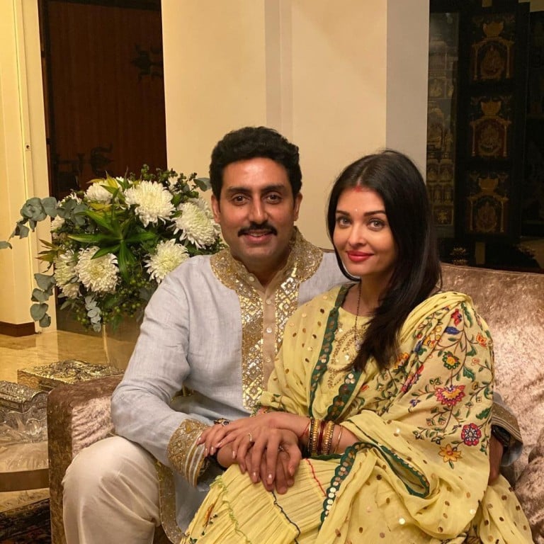 Bollywood star Abhishek Bachchan with his wife, former Miss World and actress Aishwarya Rai Bachchan. Photo: @bachchan/Instagram