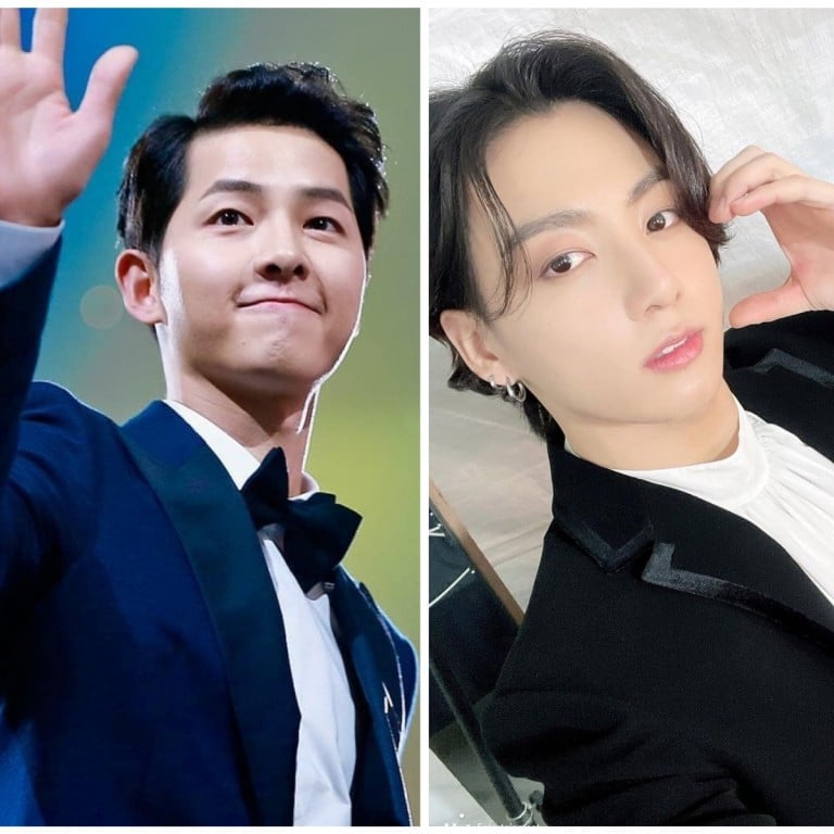 From left, Song Joong-ki, Jungkook from BTS, and Rose from Blackpink were all born in the Year of the Ox so 2021 promises to be an important year for them. Photo: @realkiaile, @bts__jungk00k, @roses_are_rosie/Instagram