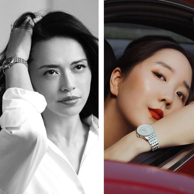 Yao Chen, Shini Park and Daniel Wu wearing Breitling. Photos: @yaochenofficial; @breitling/Instagram