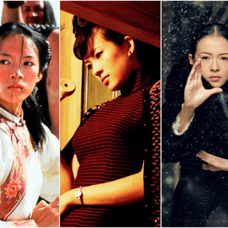 From left, Zhang Ziyi in the films The Road Home, 2046, The Grandmaster. Photos: Reuters; @moviesmoviesmoremovies, @ilovefilmstillzzzzzz/Instagram