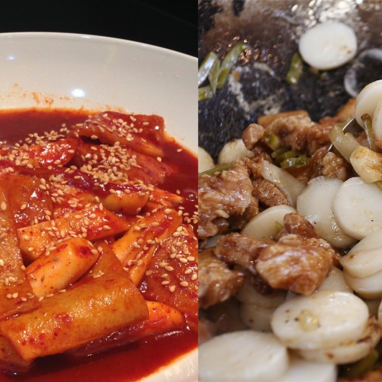 Korean and Chinese rice cakes – same same but different? Let the debate begin. Photos: Elaine Yau, Jonathan Wong