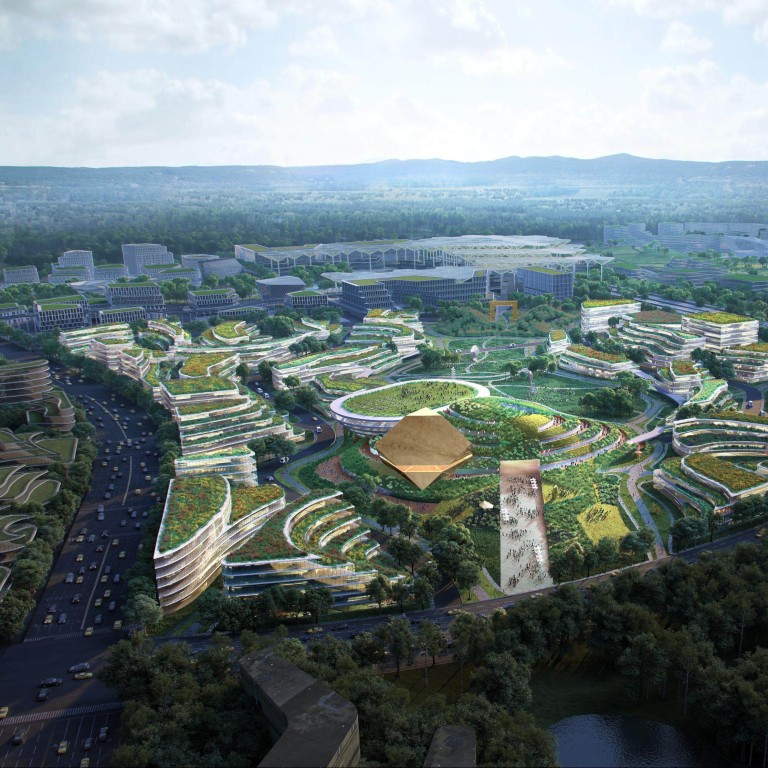 China’s ambitious Future Science and Technology City will be green and traditional car-free. Photo: OMA