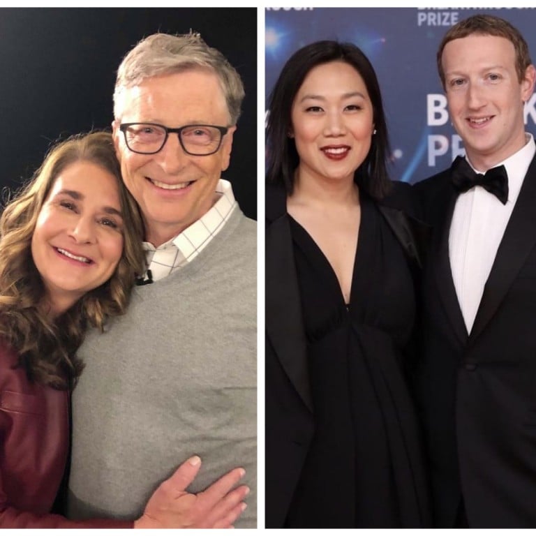 Billionaires who found time for love too – Bill with Melinda Gates, Mark Zuckerberg with Priscilla Chan, and Jeff Bezos with MacKenzie Scott: Photo: @thisisbillgates, @zuck/Instagram, @SunSentinel/Twitter