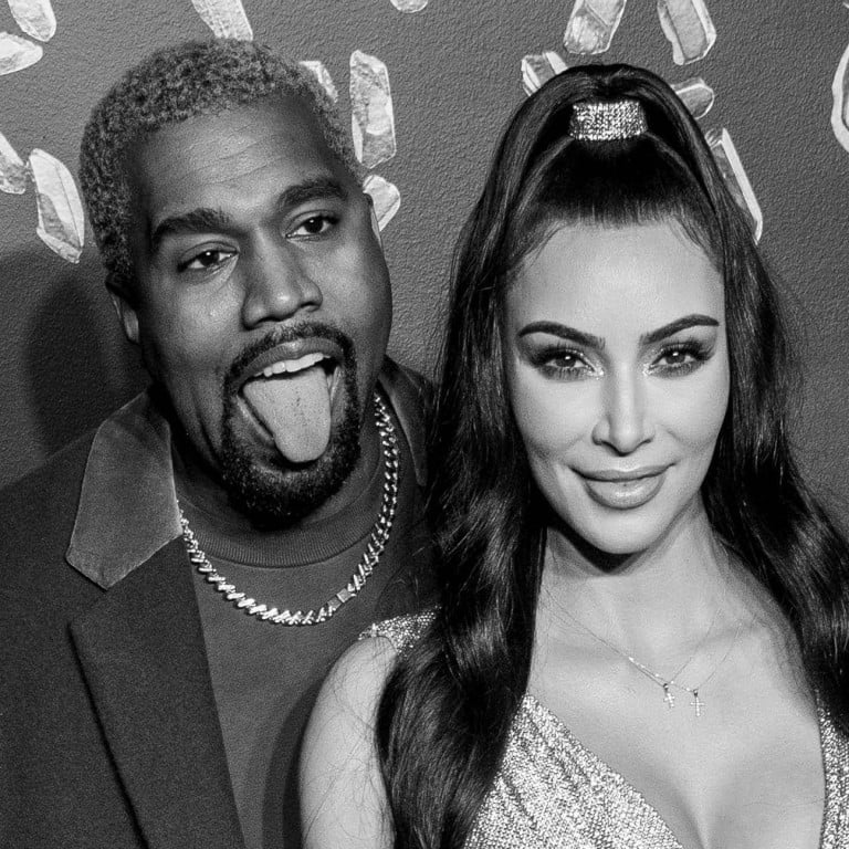 Kanye West and Kim Kardashian: the end of an era. Photo: AFP