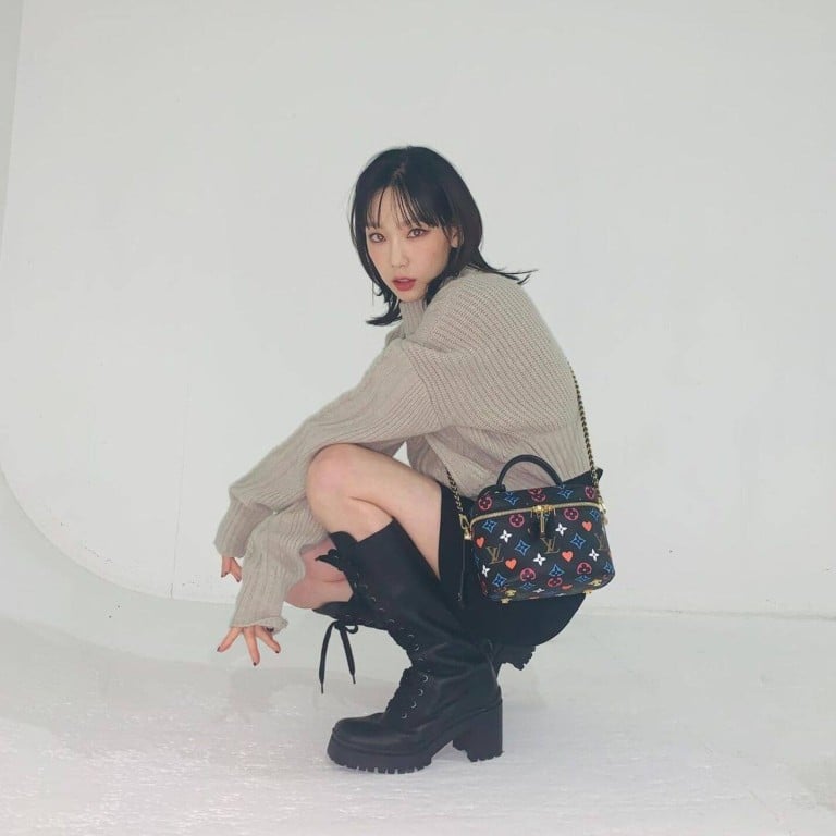 Taeyeon with a Louis Vuitton bag. Photo: @taeyeon_ss/Instagram
