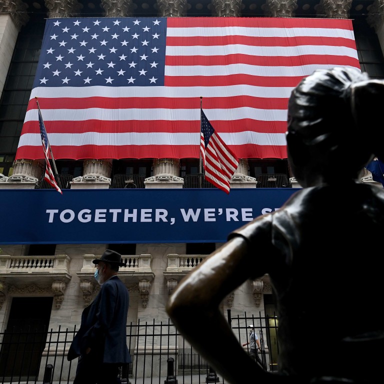 The New York Stock Exchange (NYSE) in May 2020 on Wall Street in New York City. Photo: AFP