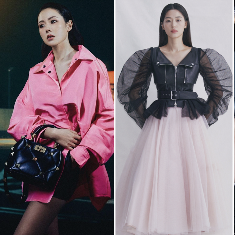 Stylish stars: Son Ye-jin, Jun Ji-hyun and Rosé. Photos: Alexander McQueen, @maisonvalentino; @roses_are_rosie/Instagram