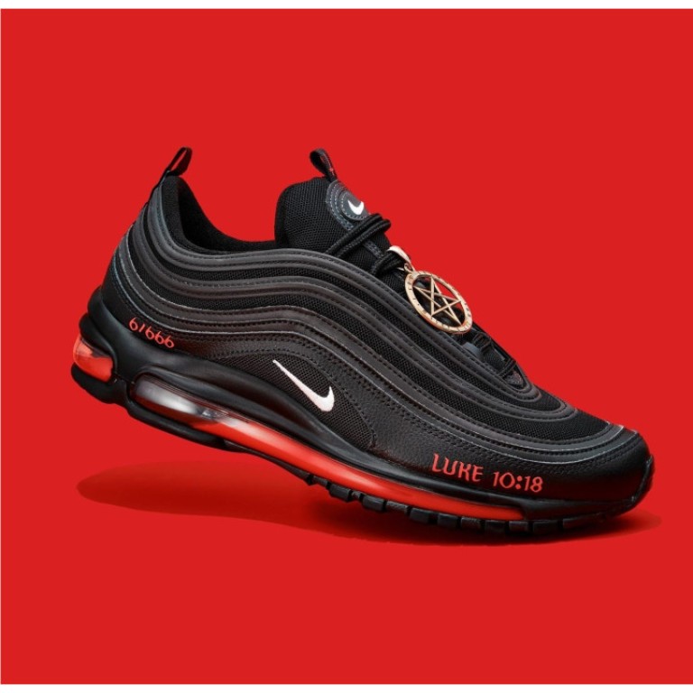espía transmitir nacido Inside Lil Nas X's Satan Shoe, the sneaker that sold out in under a minute:  is the limited-edition, US$1,000 MSCHF shoe really a Nike Air Max 97  knock-off? | South China Morning