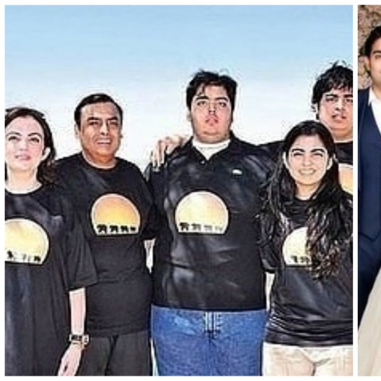 The difference a few billions make: the Ambani family then and now. Photos: @nitaambaniii/ Instagram, Facebook