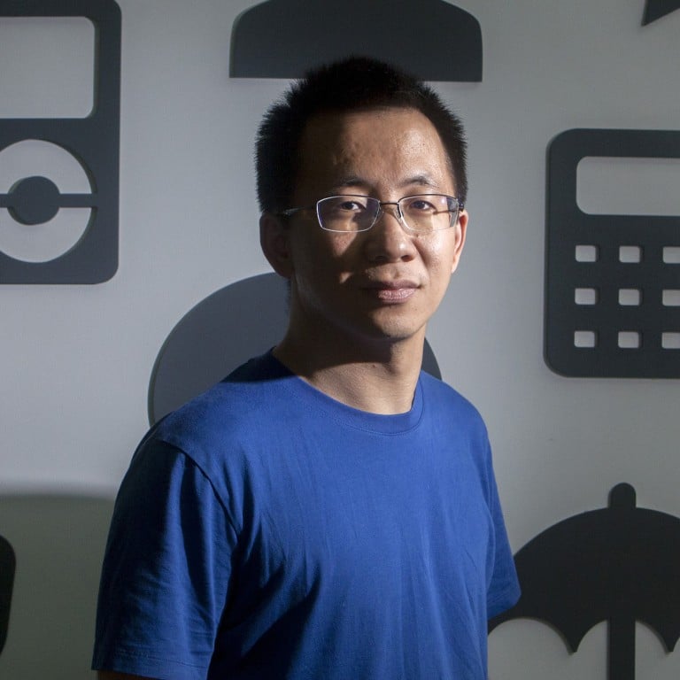 Zhang Yiming, founder of ByteDance amd multibillionaire. Photo: Bloomberg