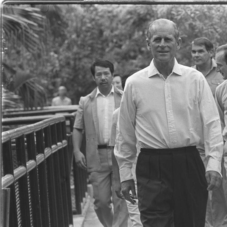 Prince Philip at Hong Kong’s Zoological and Botanical Gardens