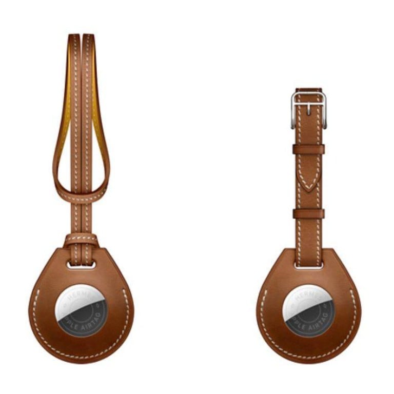Three new styles of AirTag -
a new ‘Find My’ product from Apple and Hermès. Photo: Apple