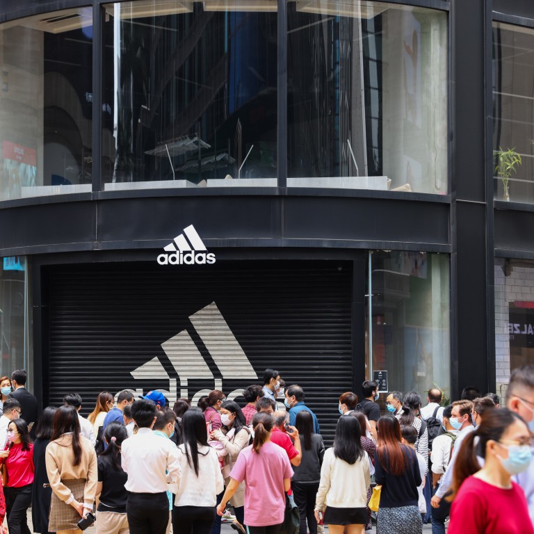 Adidas shuts down store in Hong Kong's Central prime business district | South China Morning