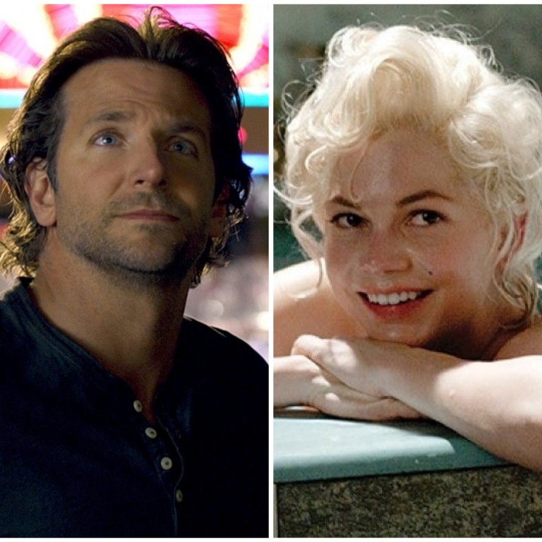 Will Bradley Cooper, Michelle Williams or Saoirse Ronan ever win an Oscar? They’ve all been nominated four times or more each, and no luck so far. Photos: Warner Bros, Alliance Vivafilm, Sony