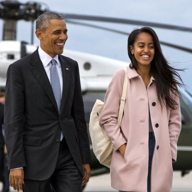 Former US President Barack Obama’s eldest daughter Malia is one smart cookie – she’s currently reading law at Harvard and even helped her father with Spanish. Photo: AP