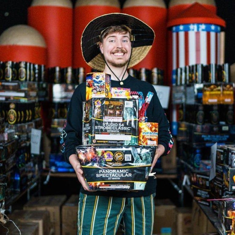 YouTube star MrBeast is famous for giving away food, and money. Photo: @mrbeast/Instagram