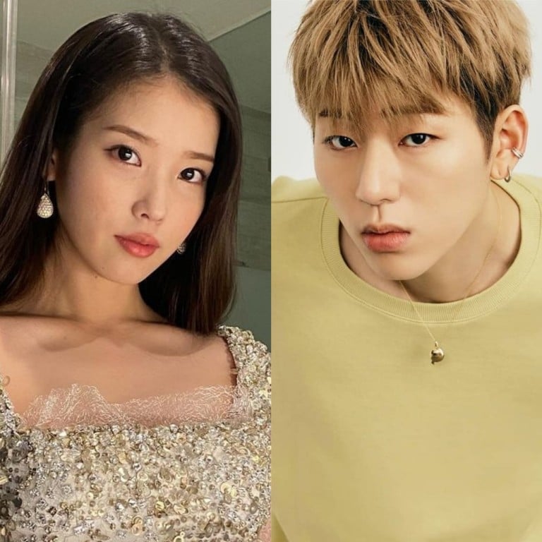 IU, Zico and Chungha are three of the six K-pop idols who spent their first earnings helping their families to pay off debts. Photo: @dlwlrma, @woozico0914/Instagram, handout