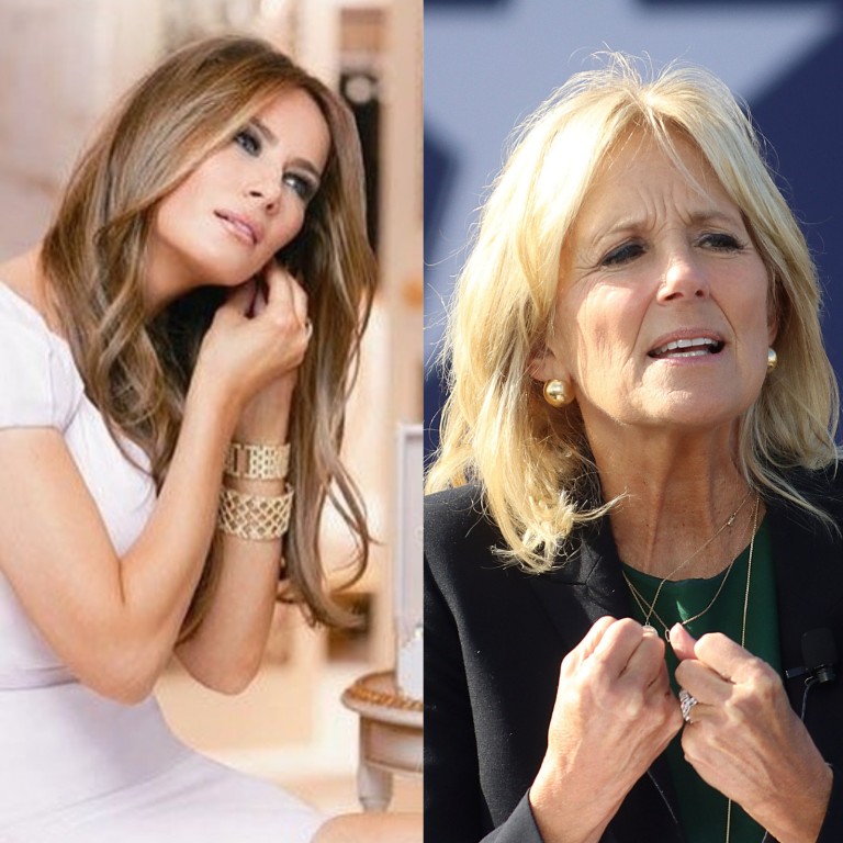Melania Trump, Jill Biden and Michelle Obama. Photos: @melaniatrumpfashion/Instagram, ZUMA, PA/DPA