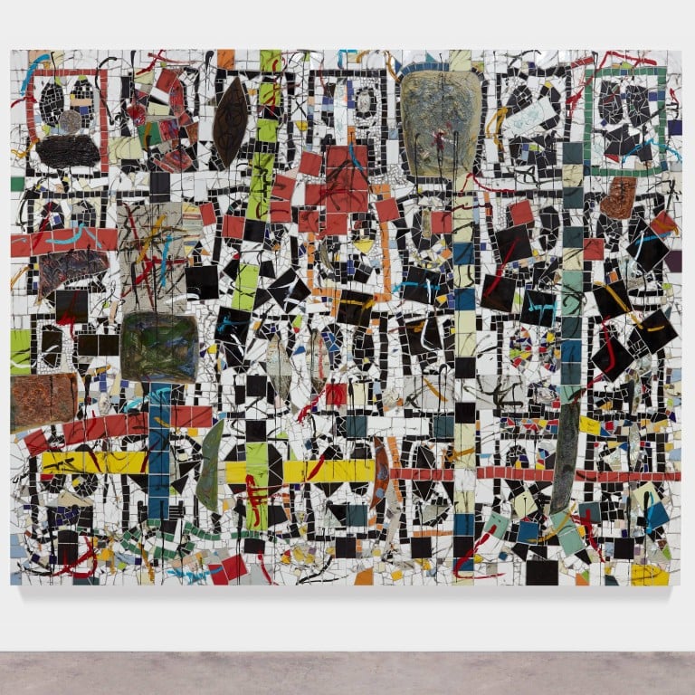 Rashid Johnson’s Untitled Broken Crowd (2021), one of hundreds of works to be exhibited at Art Basel Hong Kong. Photo: Rashid Johnson/Hauser & Wirth