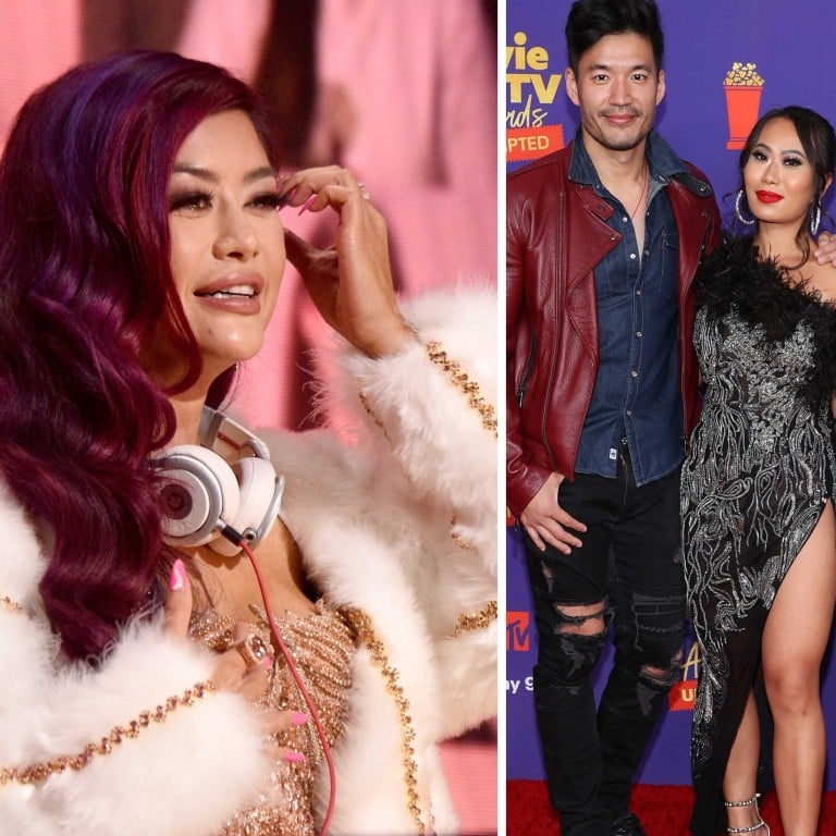 Kim Lee, Kelly Mi Li and Kevin Kreider, Christine Chiu and Anna Shay at the 2021 MTV Movie & TV Awards. Photos: Getty Images