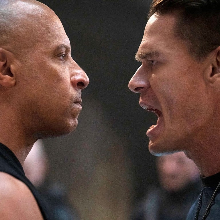 Vin Diesel and John Cena in F9, directed by Justin Lin, which earned over US$100 million at China’s box offices on opening weekend. Photo: Handout