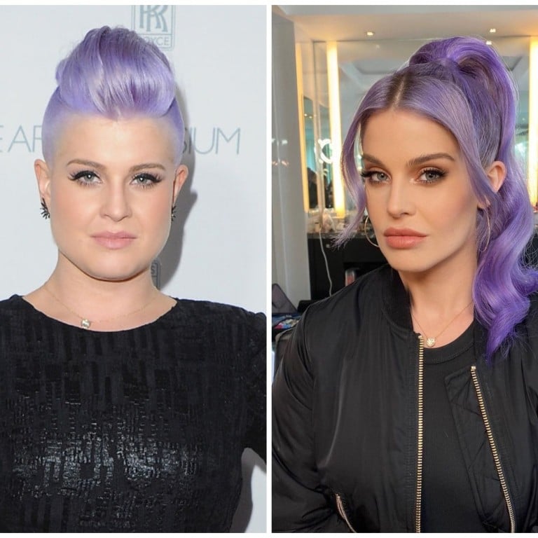 Kelly Osbourne’s transformation, before and after. Photos: Getty Images, @kellyosbourne/Instagram