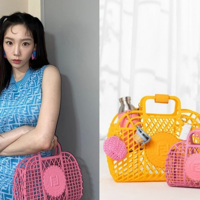 K-pop star Taeyeon from SNSD rocked this Fendi basket bag, so here’s how you can do the same. Photo: @taeyeon_ss/Instagram, Fendi