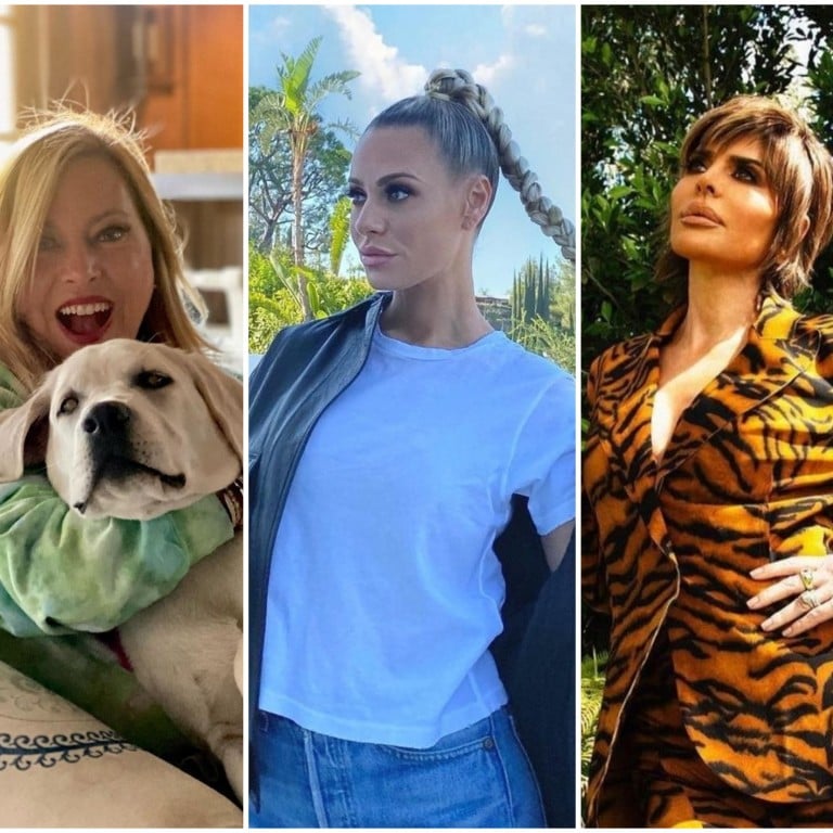 Whose mansion is the mostest: Real Housewives of Beverly Hills’ Crystal Kung Minkoff, Sutton Stracke, Dorit Kemsley and Lisa Rinna. Photo: @crystalkungminkoff, @suttonstracke, @doritkemsley, @lisarinna/Instagram