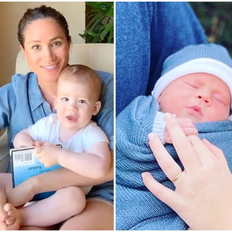 Meghan Markle with her son Archie Harrison Mountbatten-Windsor, Princess Eugenie’s son August Philip Hawke Brooksbank and Zara Tindall with her daughter Lena. Photos: @princesseugenie; @zara_tindall/Instagram