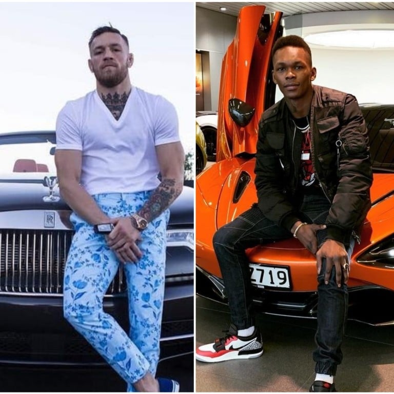 Conor McGregor, Israel Adesanya and Beneil Dariush, three stars of MMA who love their luxurious cars. Photo: @thenotoriousmma, @stylebender/Instagram, @AliAbdelaziz00/Twitter