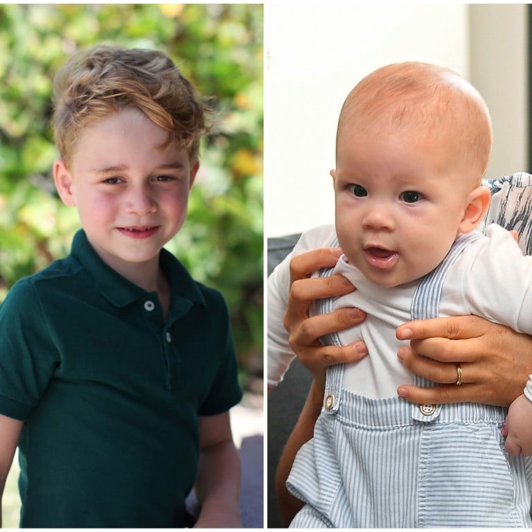 Princess Charlotte of Cambridge, Prince George and Archie Harrison Mountbatten-Windsor. Photos: EPA-EFE, Reuters, PA Wire