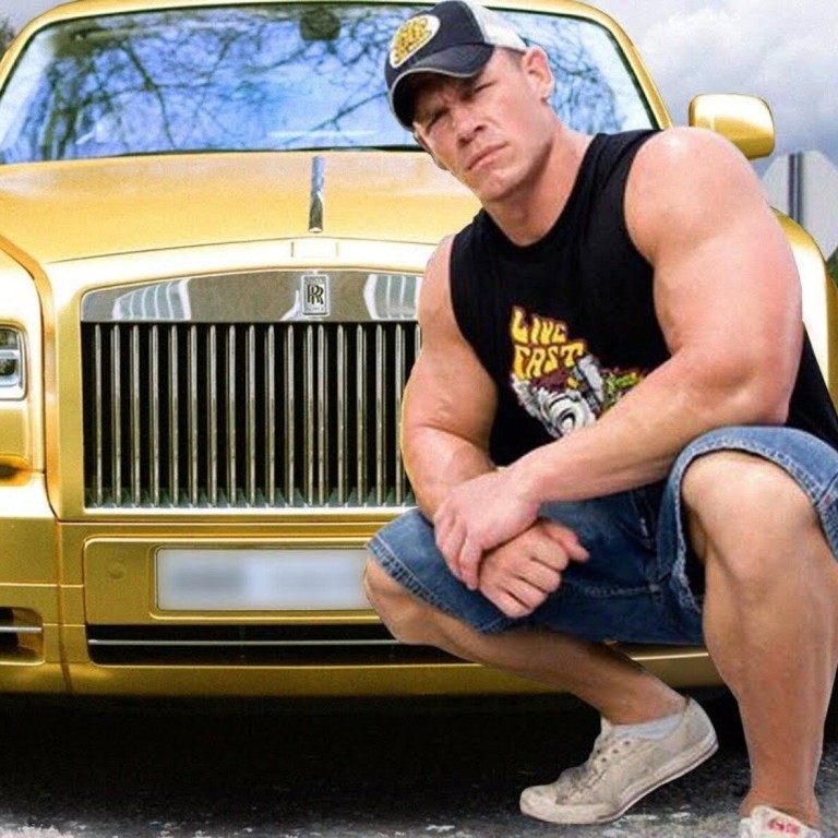 Bet you’d never guess that F9 star John Cena is a fan of luxury cars. Photo: @MdAkash21699871/Twitter