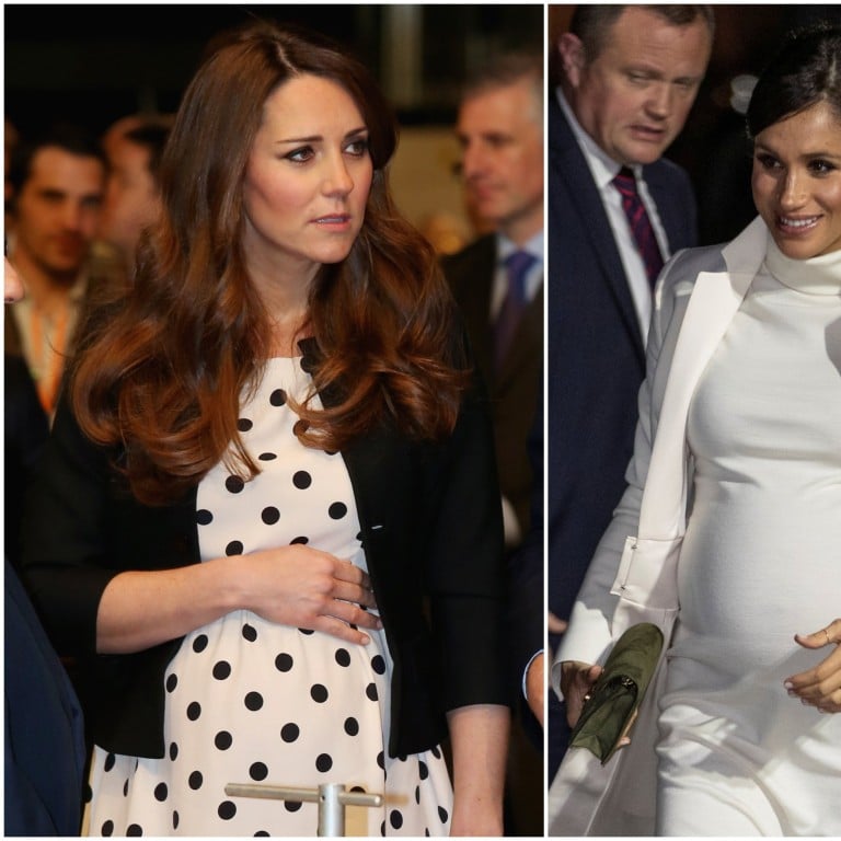 Catherine, Duchess of Cambridge and Meghan, Duchess of Sussex had to follow these 10 rules when pregnant with their children. Photos: AP, Reuters
