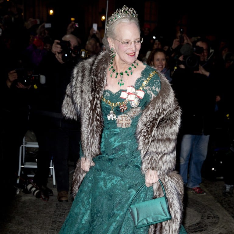 Queen Margrethe of Denmark knows how to make an entrance, matching her dresses to pieces from one of the world’s most stunning royal jewellery collections. Photo: Getty Images