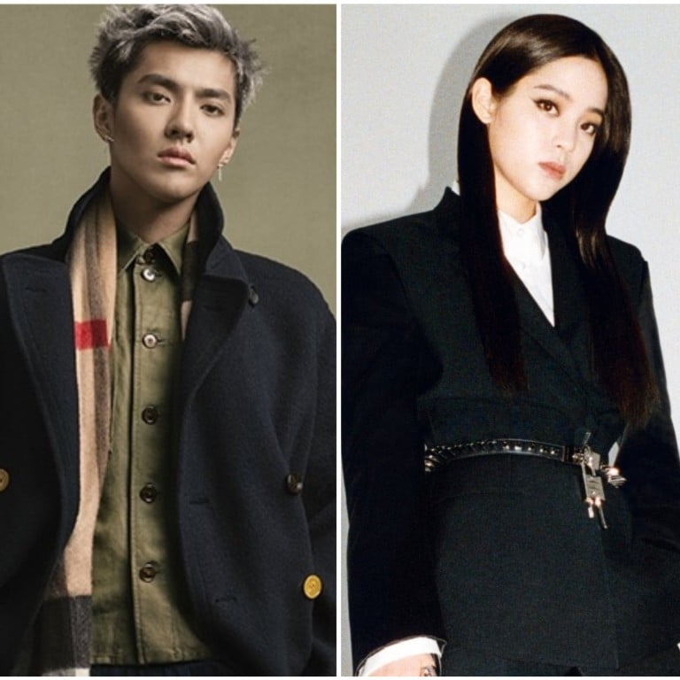 Kris Wu for Burberry, Ouyang Nana for Givenchy and Sean Xiao Zhan for Estée Lauder. Photos: Burberry Weibo, @dramapotatoe/Twitter, Estée Lauder