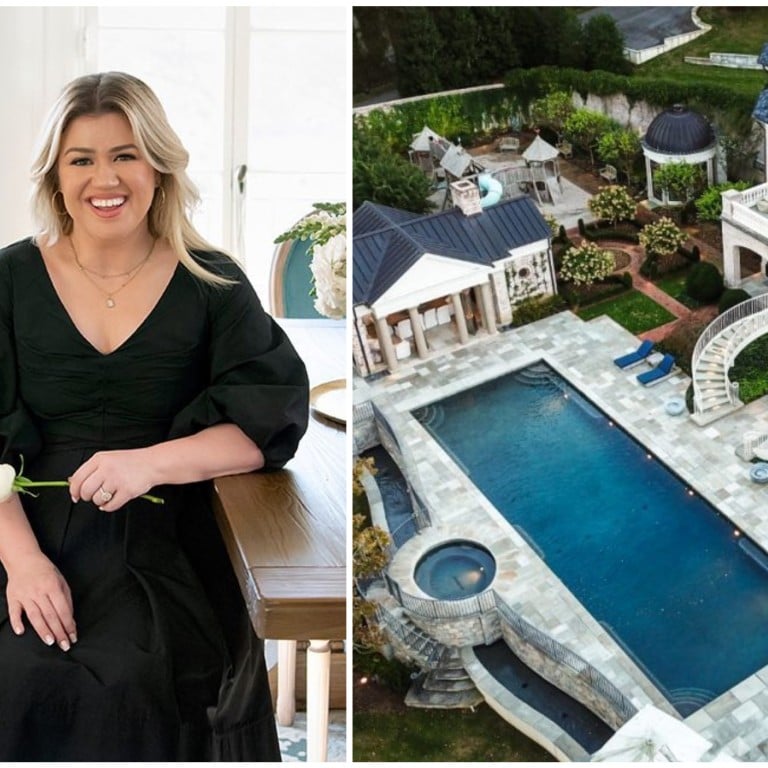 Kelly Clarkson and her Tennessee lake home. Photos: TopTenRealEstateDeals.com, @kellyclarkson/Instagram