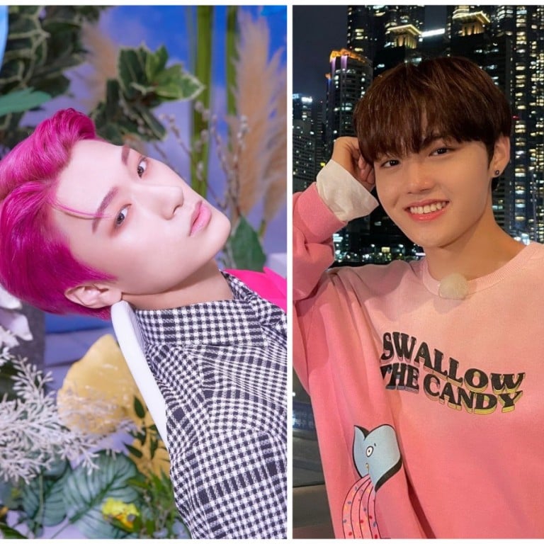 Ateez’s San, Treasure’s Doyoung and Seo In-yong are some of K-pop’s latest celebrities to have tested positive for Covid-19. Photos: @ateez_official/Instagram, @treasuremembers/Twitter, etoday.co.kr