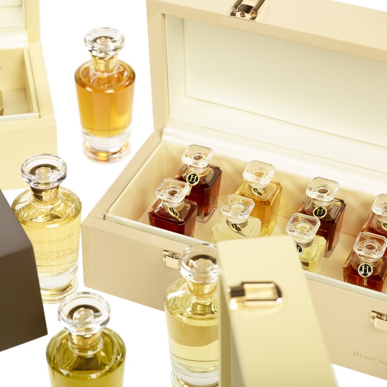 Henry Jacques’ fragrance boxes come in different sizes and colours, and safeguard delicate fragrances from the ravages of light. Photos: Henry Jacques