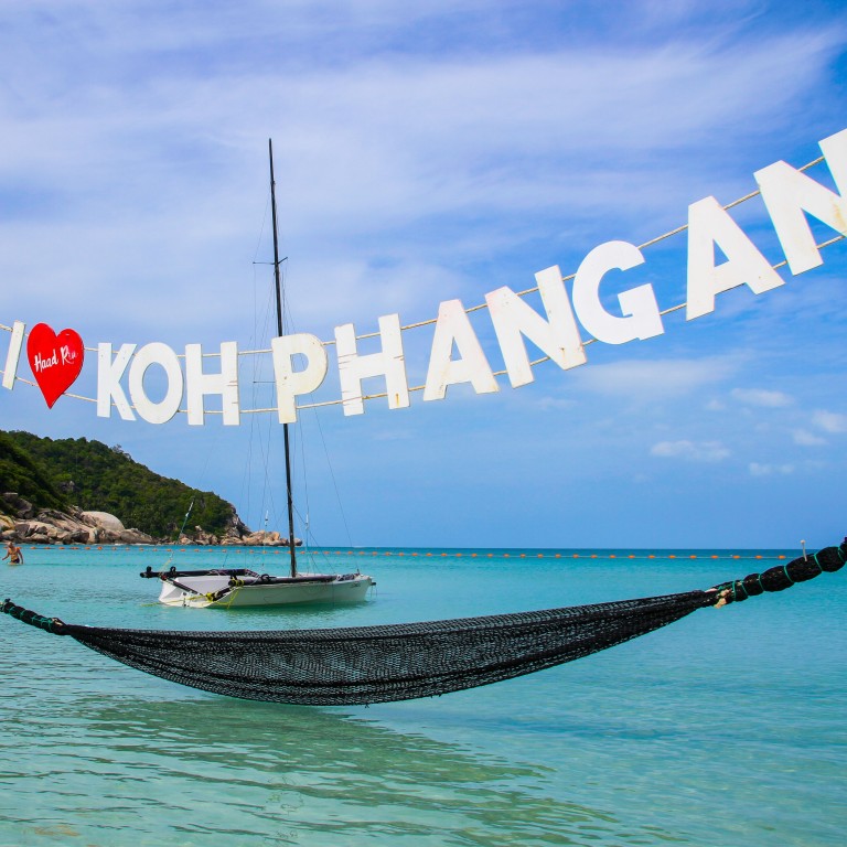 Koh Phangan’s Haad Rin beach, once notorious for its Full Moon Party, is very quiet these days, but Thailand has opened a “sandbox” around Samui and its neighbours in a first step towards “normality”. Photo: Tommy Walker