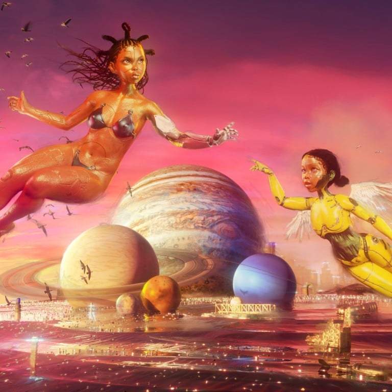 Digital art piece Creation of My Metaverse by Serwah Attafuah, created in 2021, was sold in a non-fungible token (NFT) auction by Sotheby’s for US$25,200. Photo: Sotheby’s via Reuters