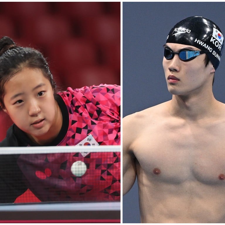 Despite their busy training schedules, even Olympic athletes are fans of popular K-Pop groups. Photos: dpa, AFP, AP