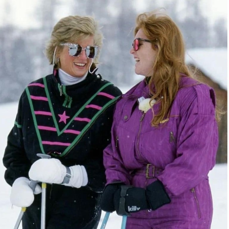 Princess Diana with her close friends Julia Samuel and Sarah Ferguson. Photos: @princessdibooks/ Twitter; @royals_tea/Instagram