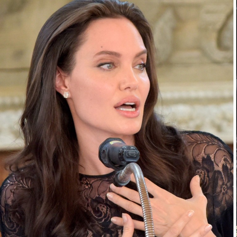 Angelina and Brad Pitt’s custody battle over their children, including Knox Leon Jolie-Pitt and Zahara Jolie-Pitt, pictured, continues. Photos: GC Images, AFP