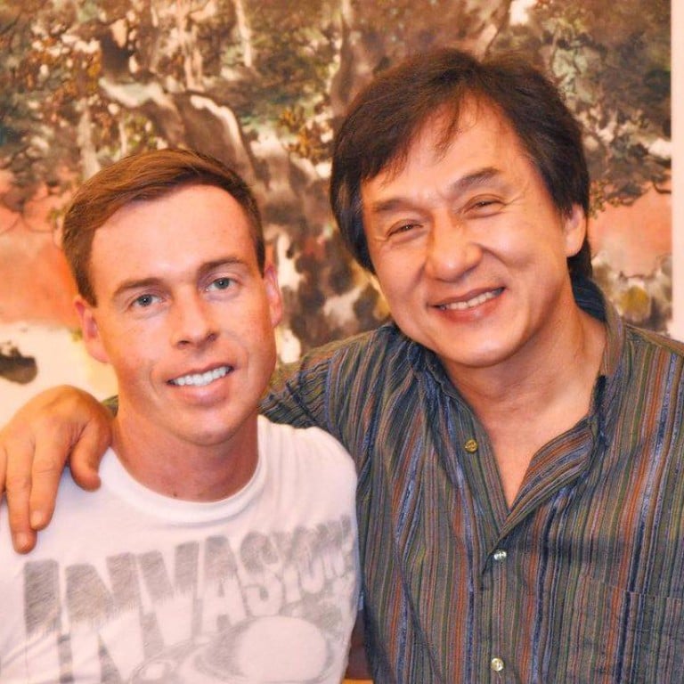 Australian stuntman Brad Allan, who has died aged 48, pictured with his long-time mentor Jackie Chan, with whom he made films like Shanghai Noon and the Rush Hour sequels. Photo: @jackiechangreece/Instagram