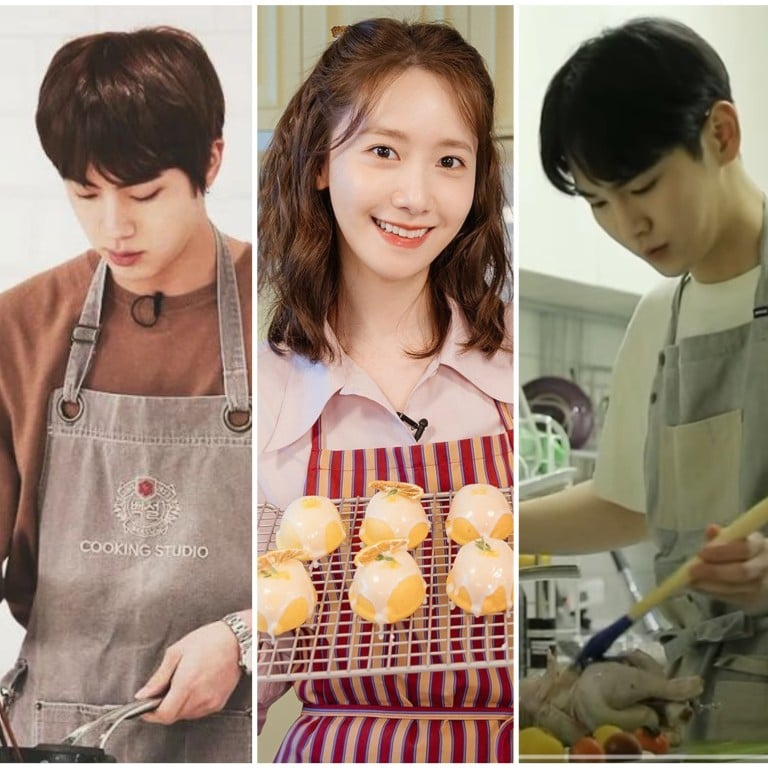 BTS’ Jin, Girls’ Generation’s Yoona, Shinee’s Key and Girls’ Generation’s Yuri cooking up a storm for fans – is there anything these idols can’t do? Photos: YouTube, @limyoona__official; @sm_ccc_lab/Instagram; @karol16/Pinterest