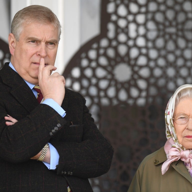 Britian’s Queen Elizabeth II and Prince Andrew, who faces a civil lawsuit filed in New York courts. Photo: EPA-EFE