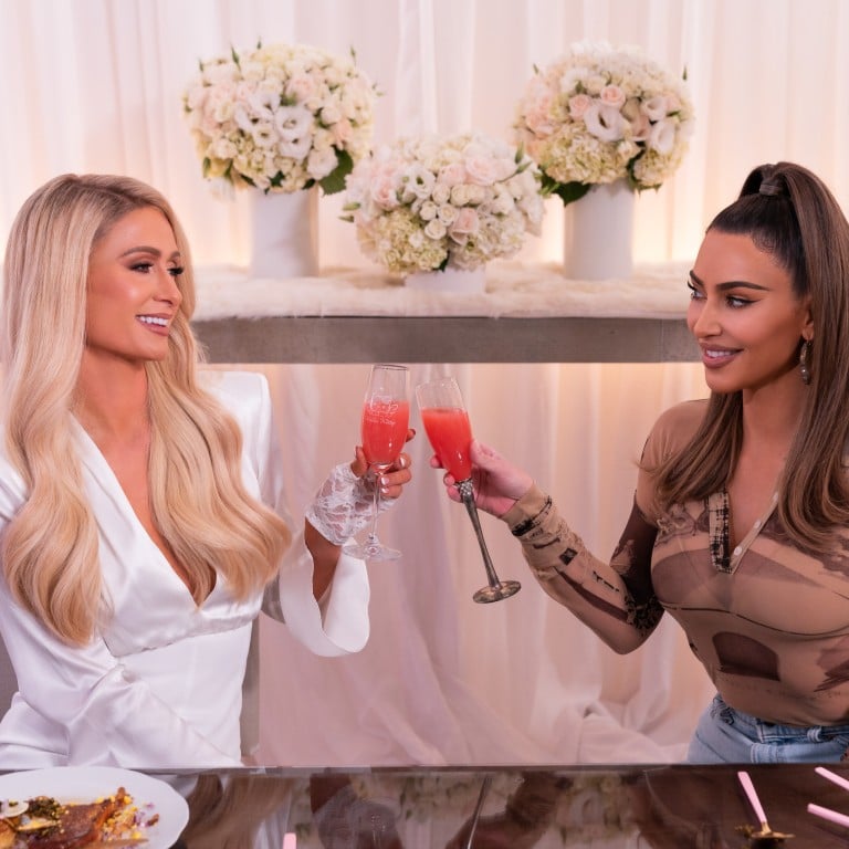 Paris Hilton and Kim Kardashian on Cooking with Paris – will Hilton become a billionaire just like her former assistant? Photo: Netflix