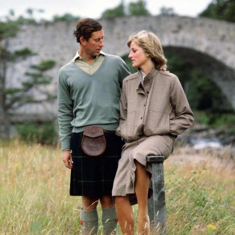 Prince Charles, Prince of Wales, and Princess Diana, Princess of Wales, during their honeymoon at Balmoral in Scotland; how were the royal couple related? Photo: Getty Images