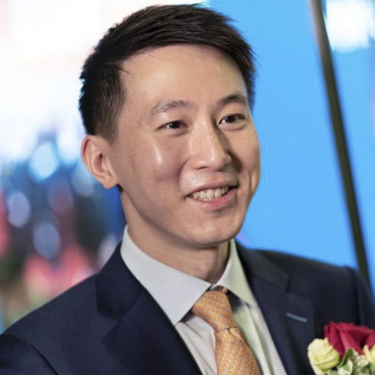 Chew Shou Zi joined TikTok parent ByteDance in March. Photo: Bloomberg